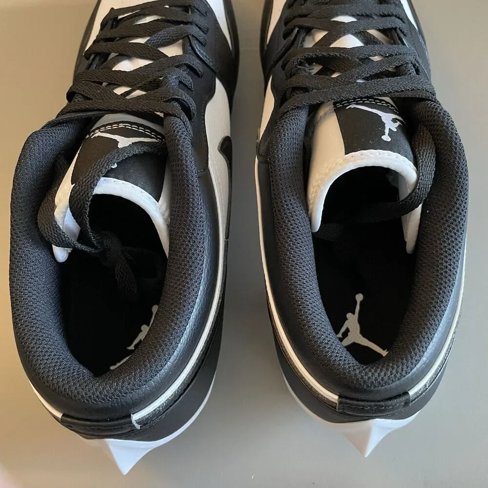 Nike Air Jordan 1 Vapor Edge Low TD Panda Black White FJ6245-100 Mens Size 14
